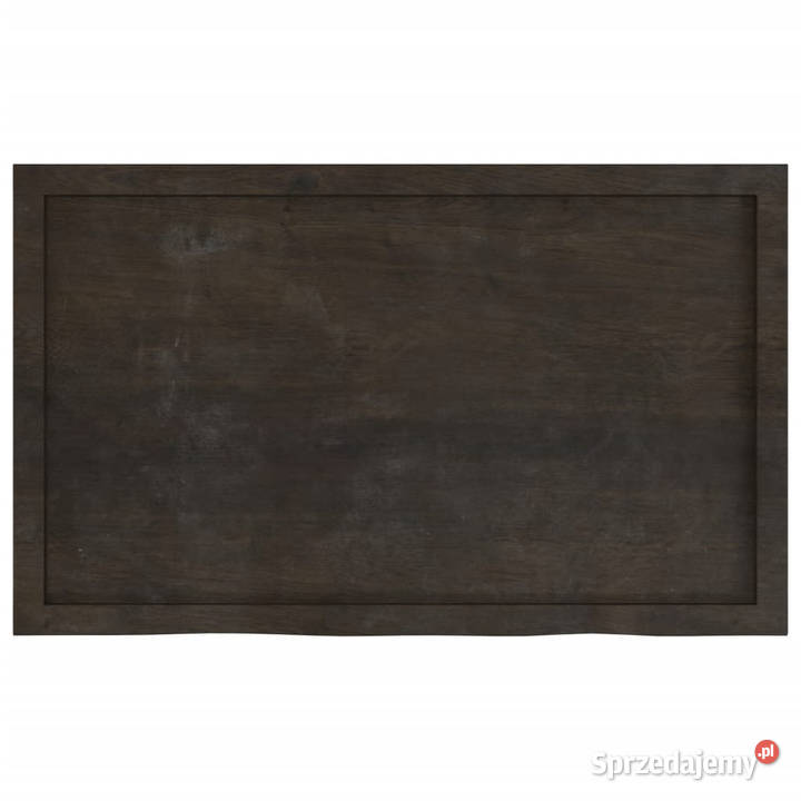 Półka ciemnobrązowa 100x60x26 wykończone drewno Warszawa