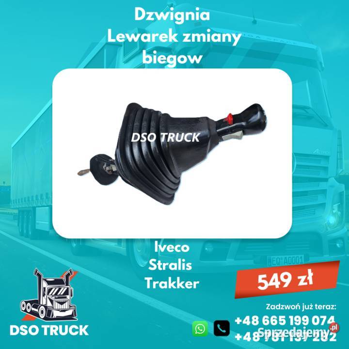 Dzwignia Lewarek zmiany biegow Iveco Stralis ciężarowe świętokrzyskie Zawichost