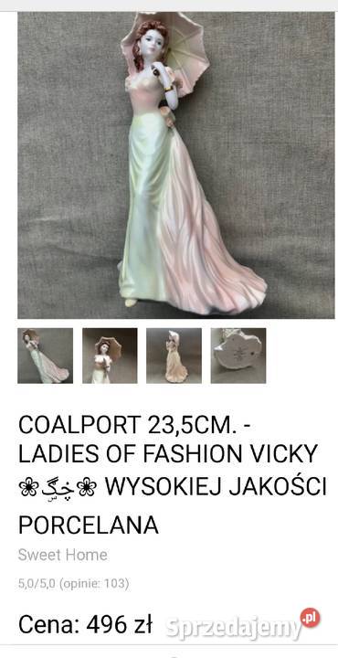 COALPORT 235 LADIES OF FASHION VICKY WYSOKIEJ JA Pabianice