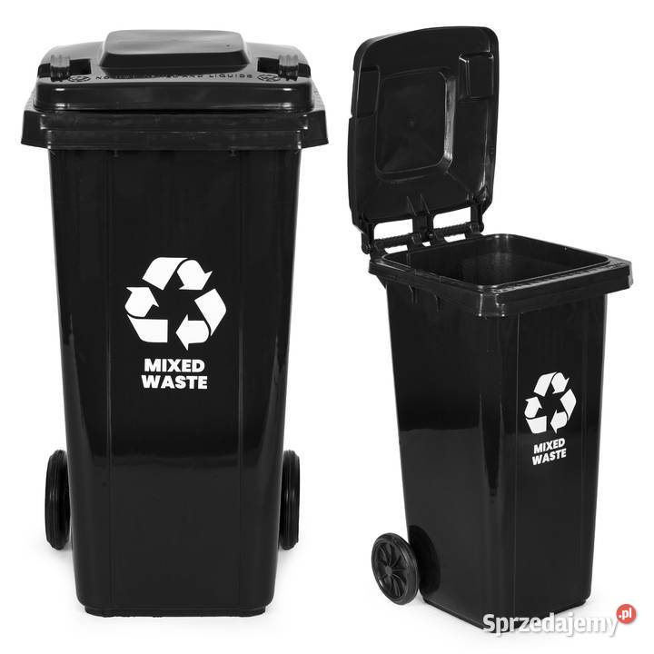 Kosz na śmieci pojemnik 120L kubeł śmietnik