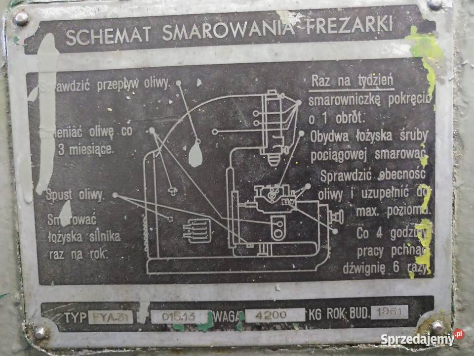Frezarka pionowa FYA31