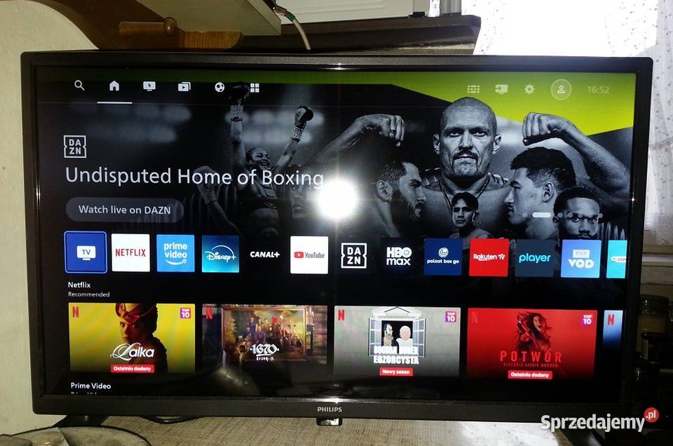 TV Smart 24cale obsługa HEVC Wifi Netflix Philips Bytom