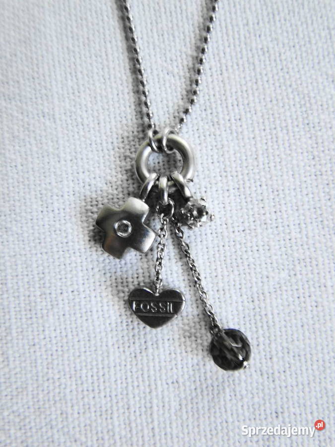 Niepowtarzalny naszyjnik Fossil srebro 925 Warszawa