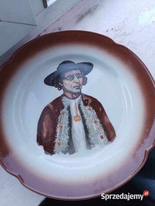 Patera talerz porcelana Heczko unikat góral z Sosnowiec sprzedam