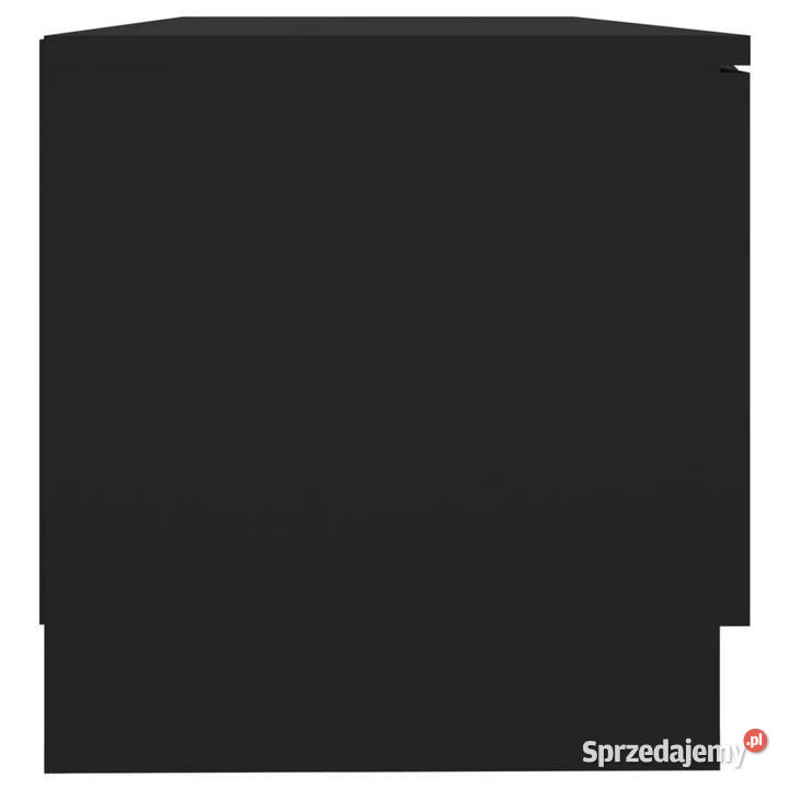 Szafka pod TV czarna 80x35x365 materiał mazowieckie