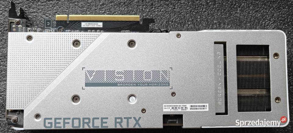 Gigabyte GeForce RTX 3060 VISION OC LHR 12GB DisplayPort  lubelskie Lublin