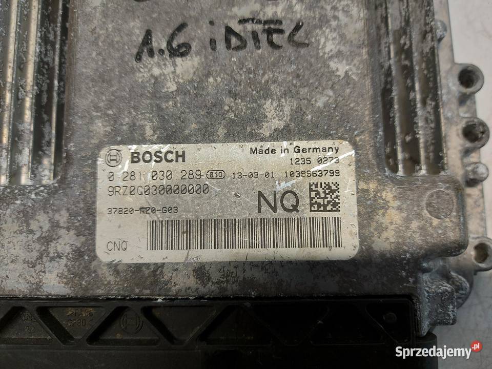 HONDA CIVIC IX 16 iDTEC Komputer sterownik osobowe