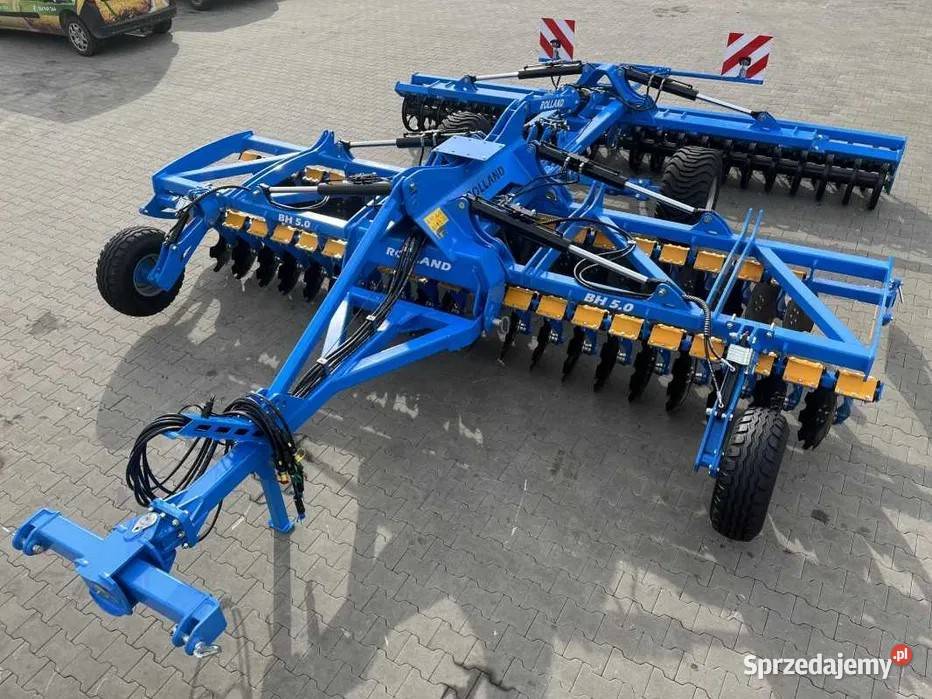 Brona talerzowa składna hydraulicznie 5m ciągana Pozostałe Przedbórz