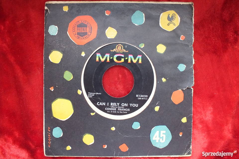 Płyta winylowa szelakowa Connie Francis Mega lubuskie Żary