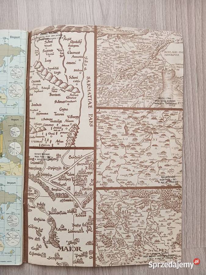 Polska Atlas Geograficzny PPWK PRL Antykwariat Kraków sprzedam