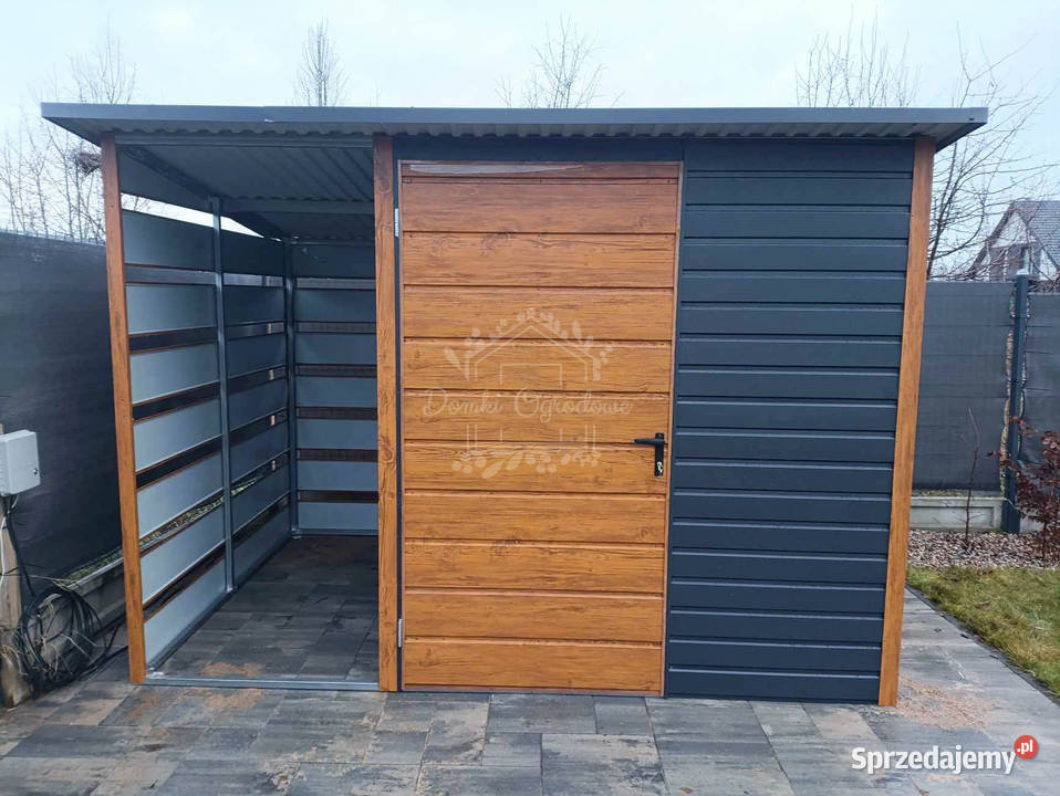 Schowek domek ogrodowy 2x2m wiata 1m okno