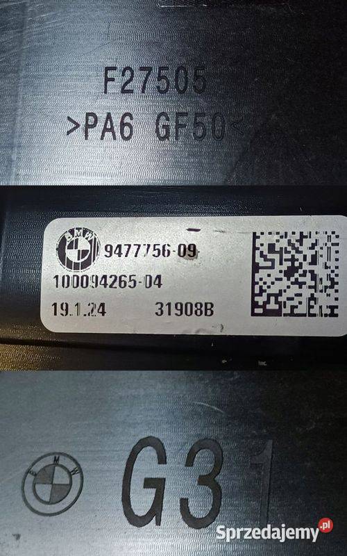 BMW 5 G31 KLAPKA GNIAZDO WLEW PALIWA 51179477756 Pleszew sprzedam