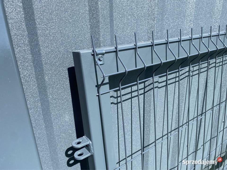 Brama panelowa furtka i słupy warmińsko-mazurskie