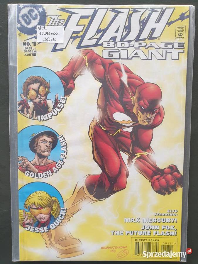 Flash zestaw 10 komiksów DC USA Superbohaterowie Gdynia