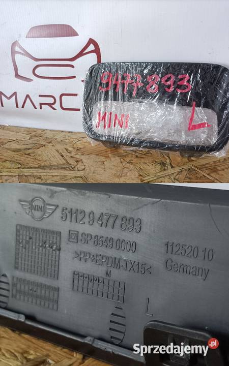 MINI COOPER COUNTRYMAN F60 ATRAPA RAMKA OSŁONA wielkopolskie Pleszew sprzedam