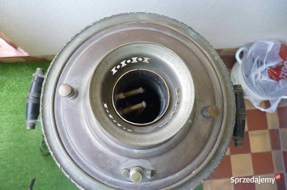 SAMOWAR DUŻY ELEKTRYCZNY STARY KOMPLET