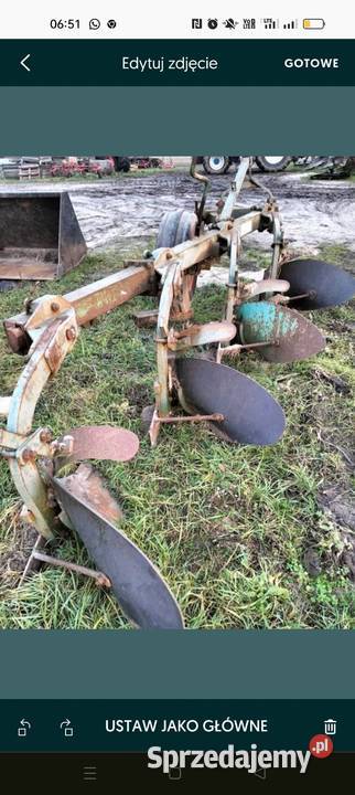 Pług zagonowy 4 skibowy Phx duże odkładnie