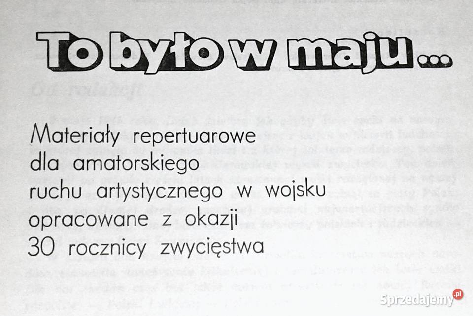 To było w maju J Ałasa W Czuba E Ogiela Chełm