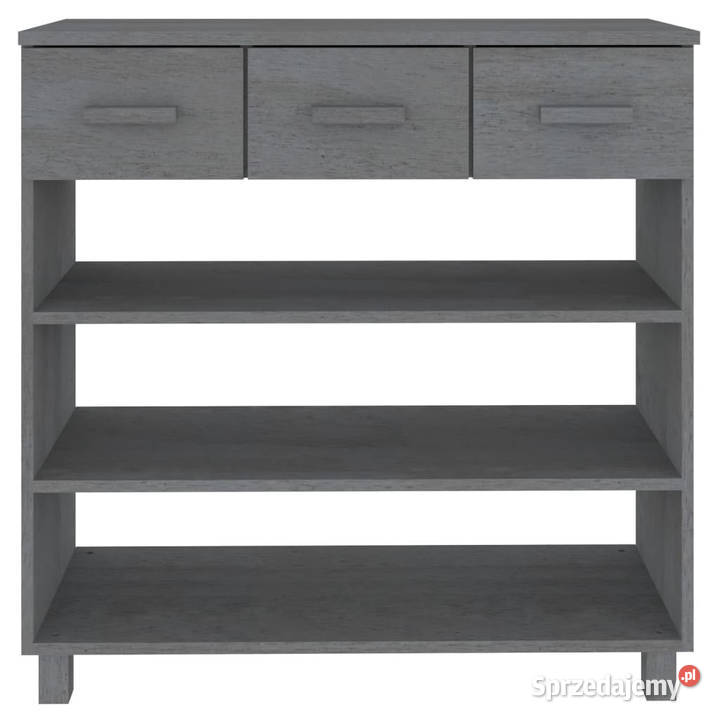 Stolik konsolowy HAMAR ciemnoszary 90x35x90 lita