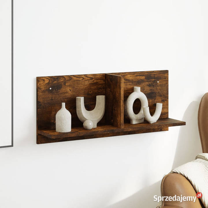 Półka ścienna 70x165x30 przydymiony dąb WM854854 Warszawa