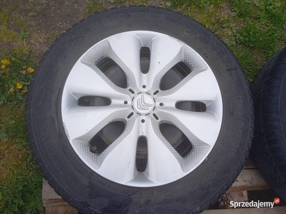Koła stalowe z kołpakami 4x108 18560r15 Samochodowe Lubartów