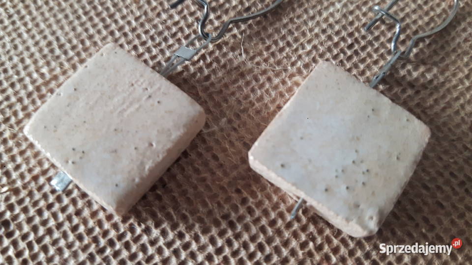 Kolczyki ceramiczne ręcznie wykonane mazowieckie Otwock