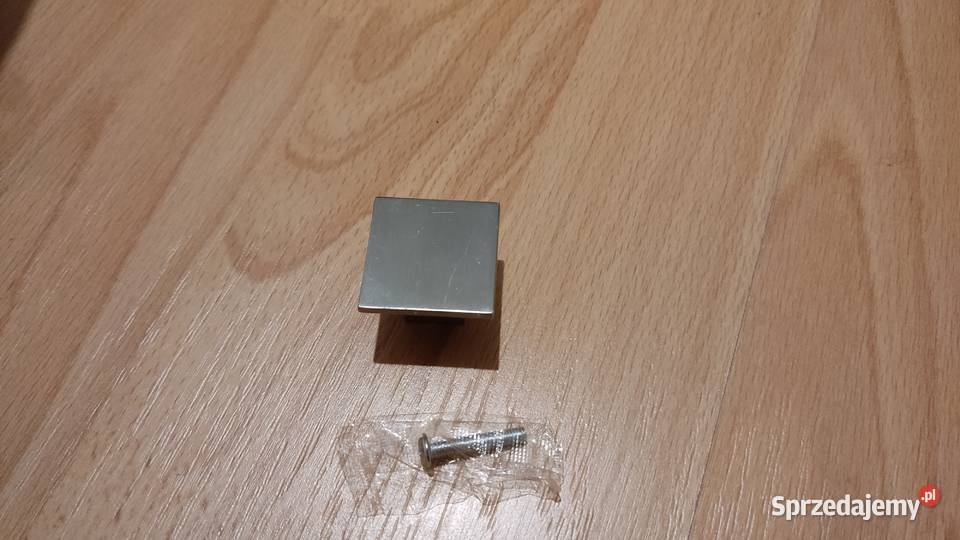 Gałka uchwyt meblowy kwadratowy aluminiowy Uchwyty Łapczyca