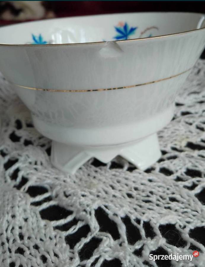 Filiżanka spodek i talerzyk Schlaggenwald Nakło nad Notecią