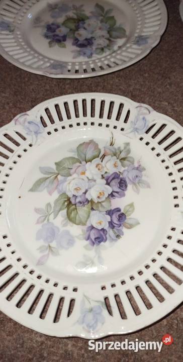 Talerzyki z owocami Ażurowe Białe Gdańsk