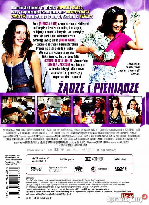 ŻĄDZE I PIENIĄDZE REBECCA HALL DVD KS Kalisz