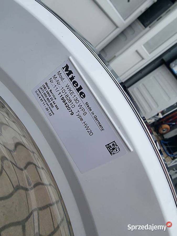 Pralka Miele W1 WKE 130 WPS 8 1600 obr Oszczędna wolnostojące AGD Wrocław