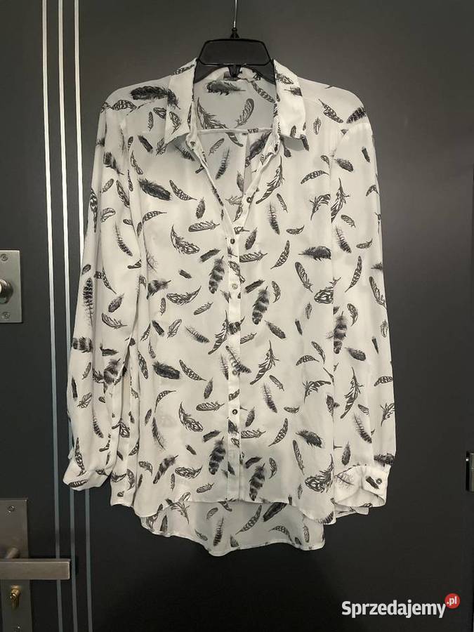 George koszula damska modny wzór pióra hit 48 Rozmiar 48 Choszczno