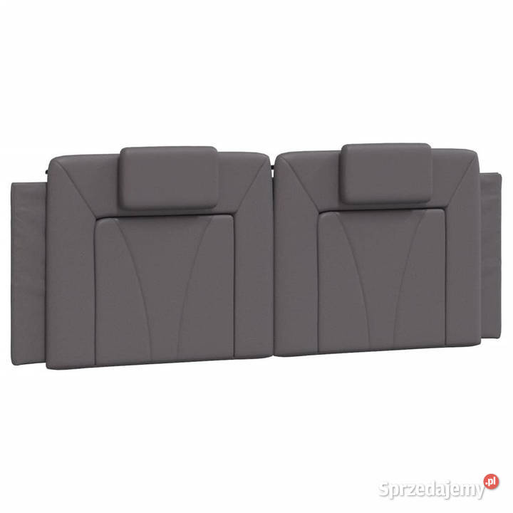 Łóżko z materacem szare sztuczna skóra 120x200 Warszawa