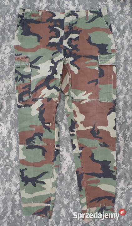Spodnie BDU woodland large regular ripstop 2 Militaria Wrocław