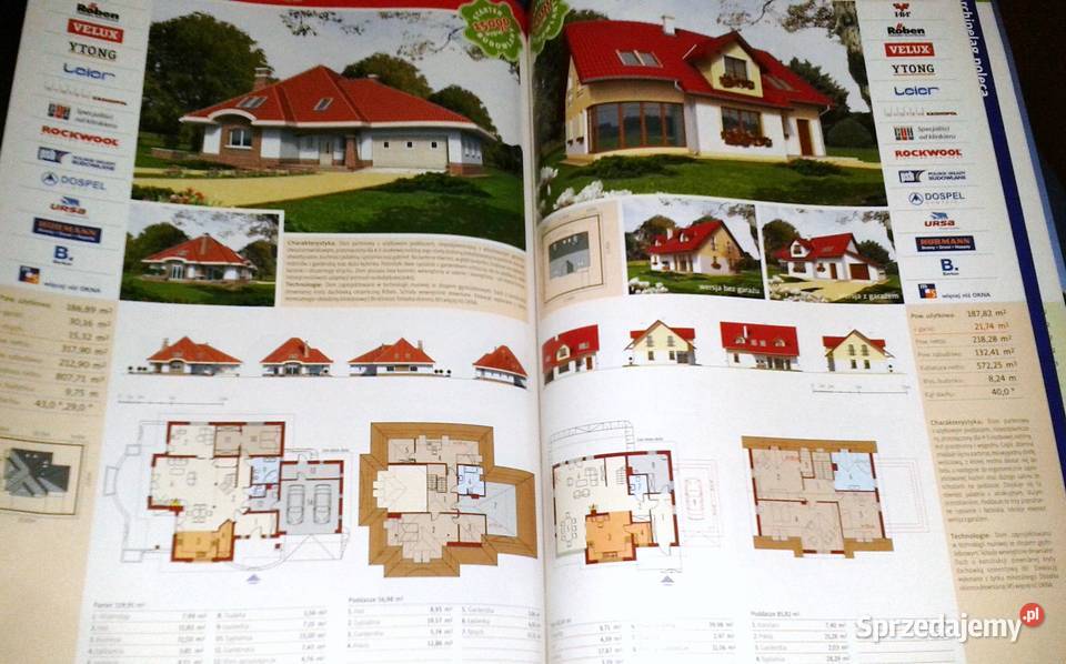 Domy rodzinne 300 projektów domów płyta CD 02 miękka lubelskie