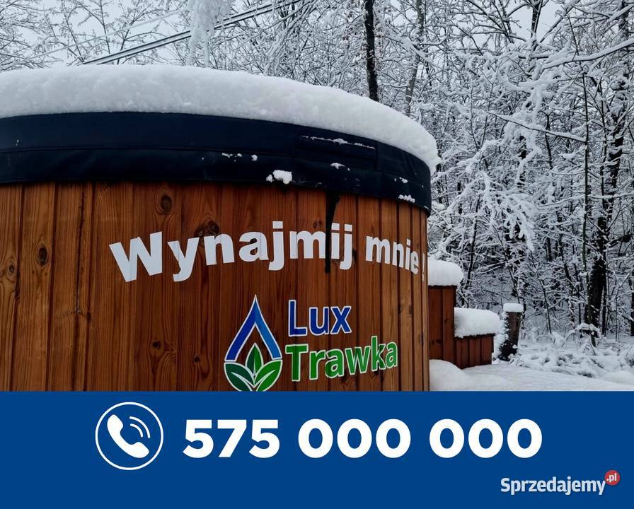 Wynajmij jacuzzi balia mobilna domowe SPA Pozostałe małopolskie Limanowa