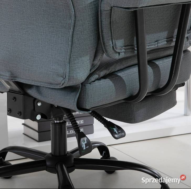 Fotel biurowy z regulacją wysokości z podnóżkiem Brzesko