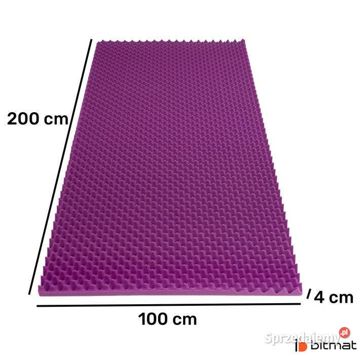 Panel akustyczny fala dźwiękochłonna fioletowa 4 Łąki