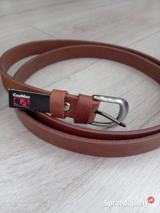 Pasek damskiwąskiskórzany Paski Gdańsk sprzedam