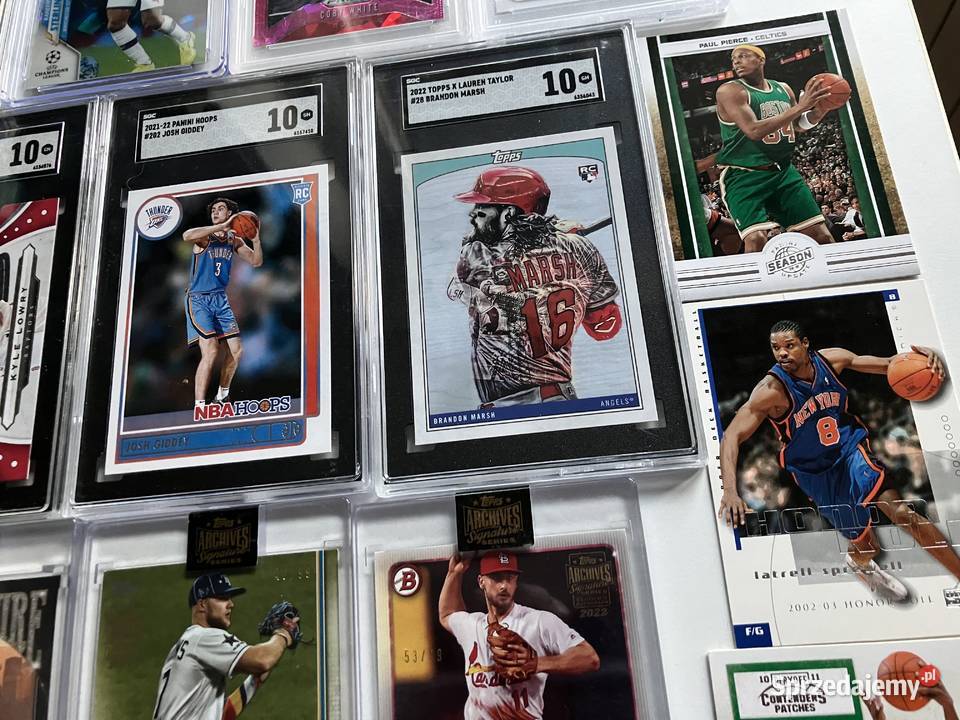 Wyprzedaż Garażowa karty nba sportowe graidowane Sport i Wypoczynek