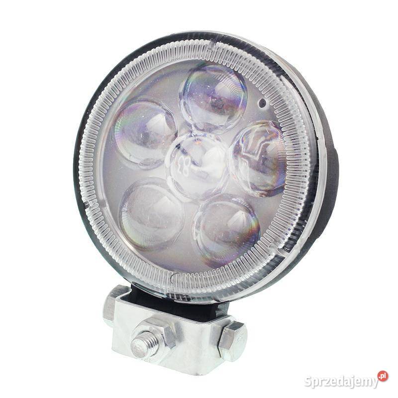LAMPA ROBOCZA LEDOWA OKRĄGŁA 5 LED SOCZEWKA lubelskie