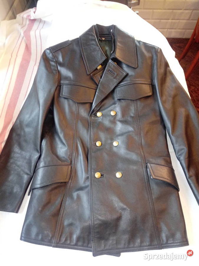 skórzana kurtka policyjna niemiecka męska na mazowieckie Piotrówek