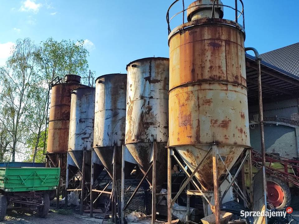 Zbiornik silos na zboże cement Chojnów