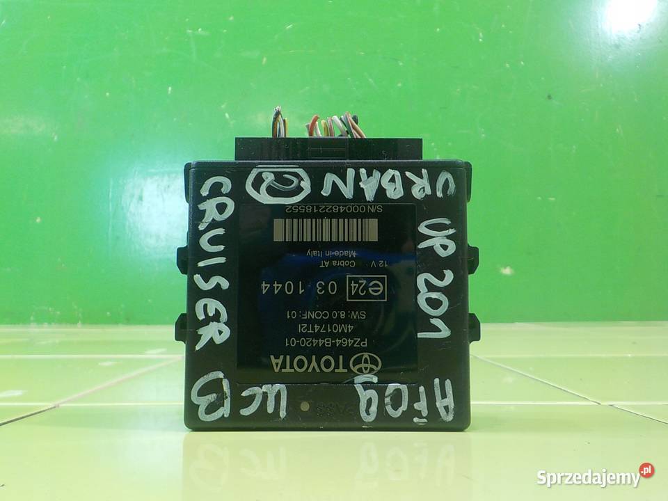 TOYOTA URBAN CRUISER 13 VVTI 09r 5D sterownik osobowe mazowieckie Suków sprzedam