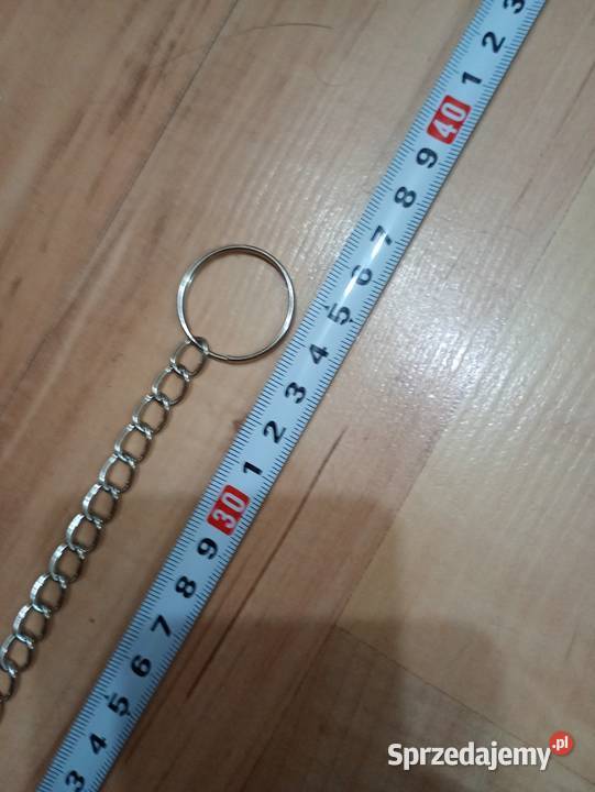 łańcuszek łańcuch brelok breloczek metalowy