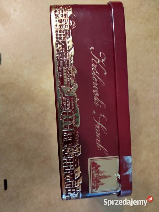 Blaszane pudełko 20x14x7 kolor czekoladowy Kraków sprzedam