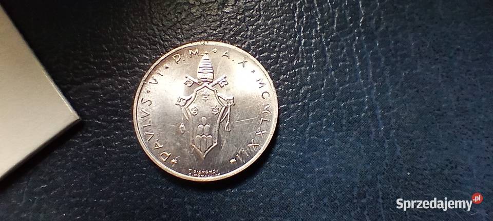 Stare monety 1 lir 1972 Watykan Numizmatyka Lesko