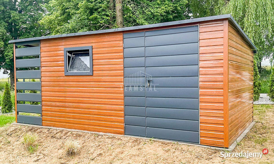 Schowek Domek Ogrodowy 4x25m wiata 1m Okno Brama Bydgoszcz