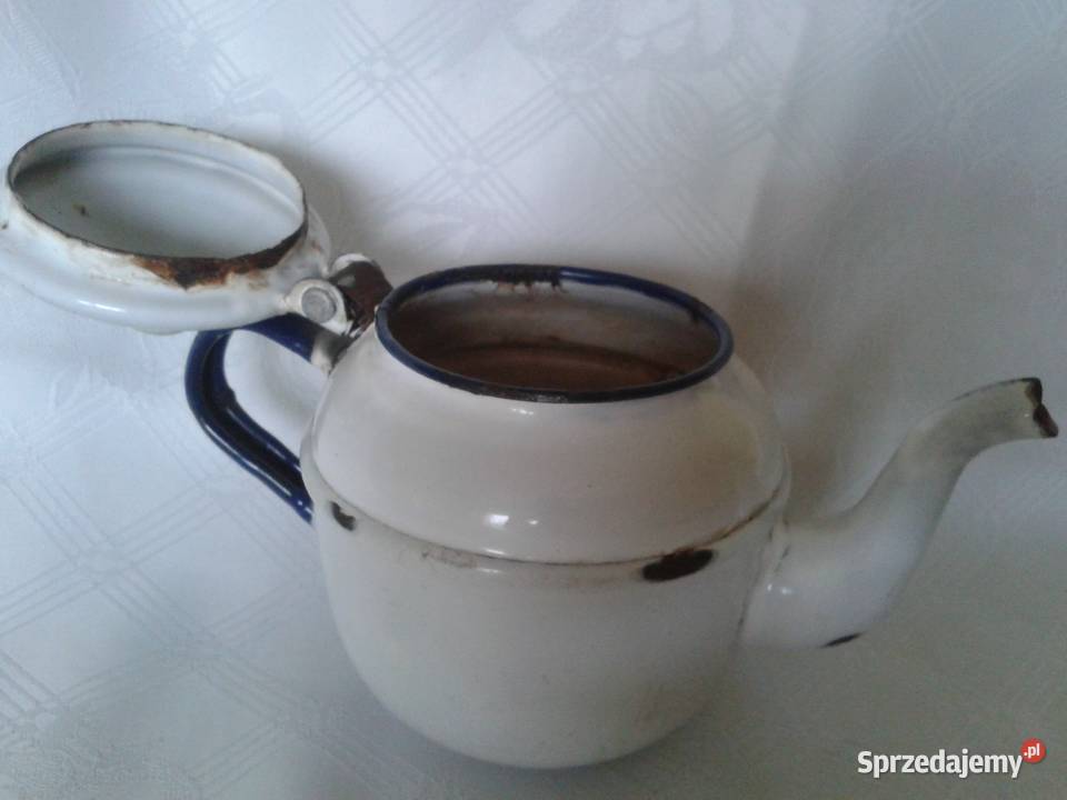 Dzbanekdzbanuszek metalowyCzajniczek zabytkowy łódzkie