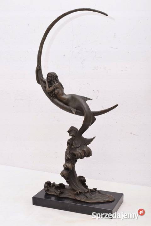 Syrena Na Księżycu Księżyc Nowoczesna Figura małopolskie Kraków